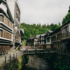 銀山温泉街